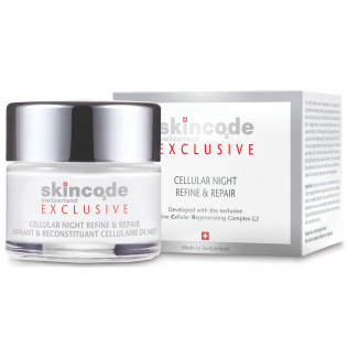Skincode Exclusive Celular Noche Afina y Repara, 50ml