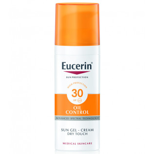Eucerin Solar Facial SPF30 Gel-Crema Toque Seco, 50ml
