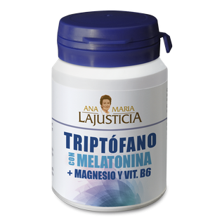 Ana Maria Lajusticia Triptófano Con Melatonina+Magnesio y Vit B6, 60comprimidos