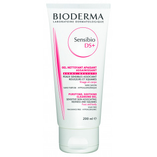 Bioderma Sensibio DS+ Gel Limpiador Dermatitis Seborreica , 200ml
