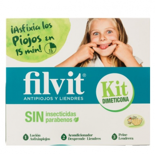 Filvit KIT Dimeticona Piojos y Liendres