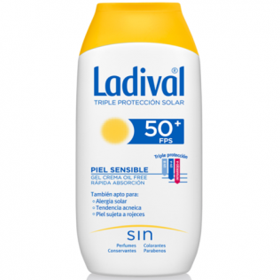 Ladival Piel Sensible Alergica Gel-Crema SPF50+ , 200ml