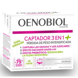 OENOBIOL CAPTADOR 3 EN 1+ 60 CAPS