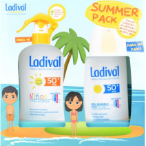 Ladival Summer Pack Solar Infantil SPF50+ Spray 200ml + Solar Corporal Piel sensible o Alergica SPF50+ Spray 150ml