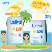 Ladival SUMMER PACK Infantil SPF50+ Spray 200ml + Spray Corporal Piel Sensible SPF50, 150ml