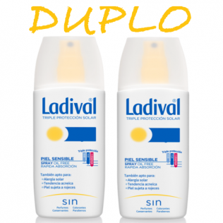 Ladival DUPLO Piel Sensible Spray SPF30, 2x150ml