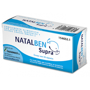 Natalben Supra 30cáps - Farmacia Cuadrado