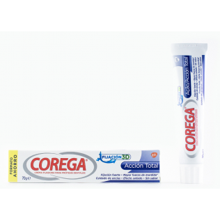 Corega Accion Total Crema Fijadora Adhesiva Protectora, 70 g