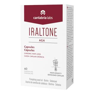 Iraltone AGA Densidad Capilar, 60 capsulas