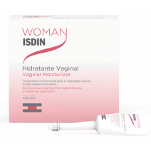 Isdin Woman Hidratante Vaginal Gel Crema, 12aplicadores Monodosis x 6ml