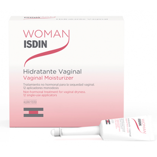 Isdin Woman Hidratante Vaginal Gel Crema, 12aplicadores Monodosis x 6ml