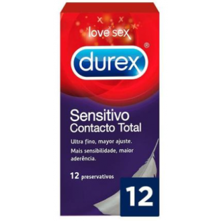 DUREX PRESERVATIVOS CONTACTO TOTAL 12