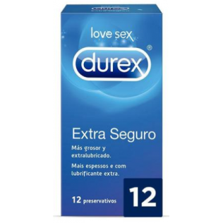 Durex Preservativos Extra Seguro, 12Uds