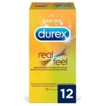 DUREX REAL FEEL PRESERVATIVO 12 U