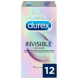 Durex Invisible ExtraFino Extra Sensitivo 12 preservativos