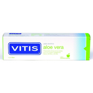 Vitis Aloe Vera Pasta Dentifrica Sabor Manzana-Menta , 125ml