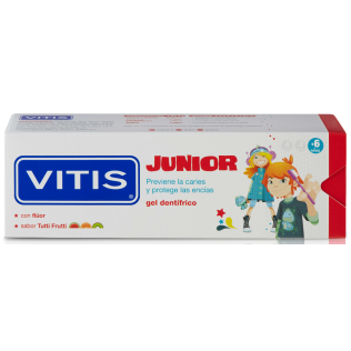 Vitis Junior Gel Dentrifico Sabor Tutti Fruti, 75ml