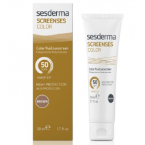 SESDERMA SCREENSES FOTOPROTECTOR SPF 50 FLUIDO C BROWN 50 ML