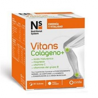 NS Vitans Colageno + 30 Sobres Sabor Limón