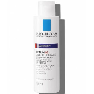 La Roche Posay Kerium DS Champú Intensivo Anticaspa, 125ml