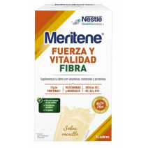 Meritene Fuerza y Vitalidad Fibra Vainilla 14 Sobres