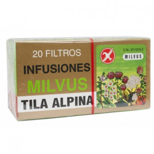 Milvus Tila Alpina con Pétalos de Azahar, 20 filtros