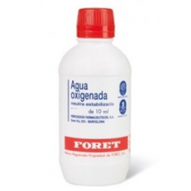 Agua Oxigenada Neutra Estabilizada Foret 30 Mg/Ml Solucion Topica 500 ml