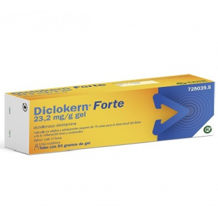 DICLOKERN FORTE 23.2 MG/G GEL TOPICO 100 G