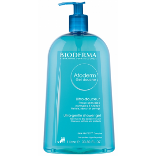 Bioderma Atoderm Gel de Ducha Piel Sensible Normal a Seca, 1l
