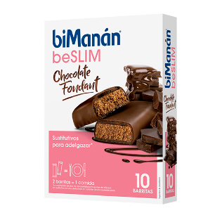 Bimanan BeSLIM Barritas Chocolate Foundant, 10u