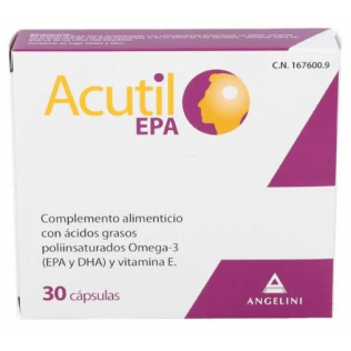 Acutil EPA Omega 3 Vitamina E 30 comp