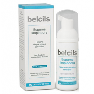 Belcils Espuma Limpiadora Parpados y Pestañas, 50 ml