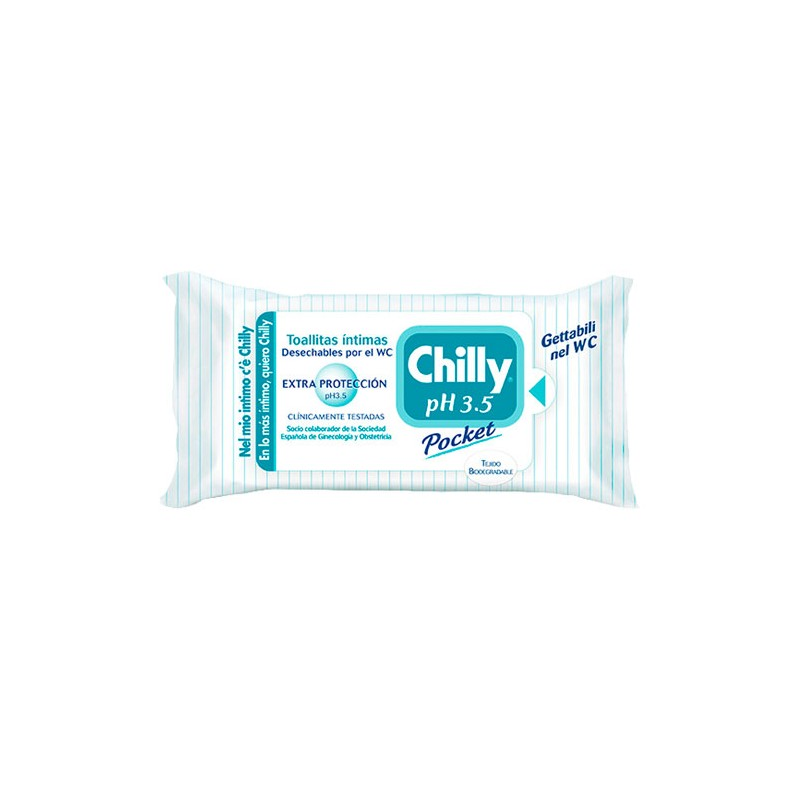 Chilly Toallitas Íntimas Extra Protección pH 3,5