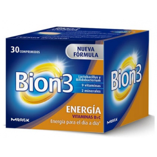 Bion 3 Energía Vitamina B y C, 30 comprimidos