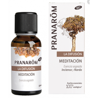 Pranarom Meditación y Olores Sagrados Mezcla para Difusores 30ml