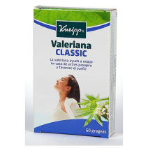 Kneipp Valeriana Original,  60 grageas