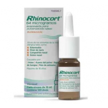 RHINOCORT 64 MCG/PULSACION NEBULIZADOR NASAL 120 DOSIS