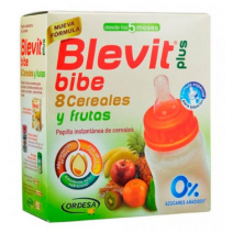 Blevit Plus 8 Cereales y Frutas +5m 600gr