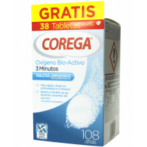 Corega Oxigeno Activo 70 Pastillas + REGALO 38u