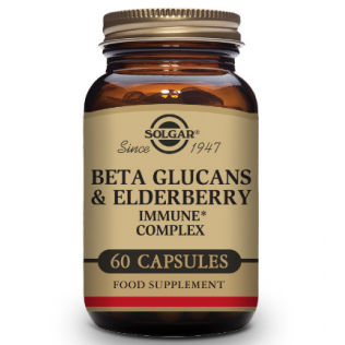Solgar Beta Glucanos Inmune Complex con Sauco, 60 capsulas vegetales