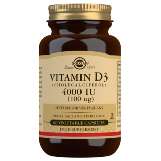 Solgar Vitamina D3 4000 UI 60caps