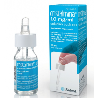 CRISTALMINA 10 MG/ML SOLUCION TOPICA 1 FRASCO 25 ML