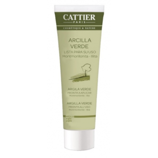 Cattier Arcilla Verde 100g lista para usar