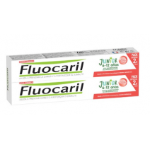 FLUOCARIL JUNIOR DUPLO 6-12 AÑOS 2 X 75 ML FRUTOS ROJOS