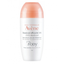 Avene Body Desodorante Eficacia 24H, 50 ml