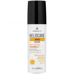 Heliocare 360º SPF50+ Gel Oil-free Color Beige, 50ml