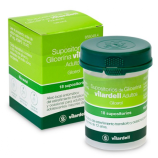 VILARDELL SUPOSITORIOS GLICERINA ADULTOS 18 SUPOSITORIOS