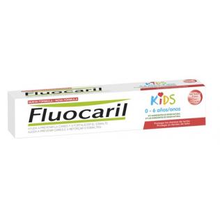 Fluocaril Kids 0-6años, Pasta Sabor Fresa 50ml