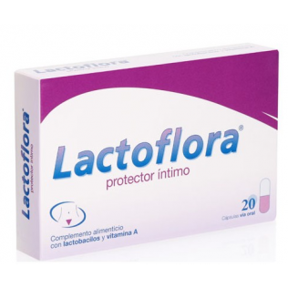 Lactoflora Protector Íntimo Probióticos y Vitamina A, 20cápsulas