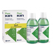 FLUOR KIN DUPLO COLUTORIO ANTICARIES, 2X500 ML